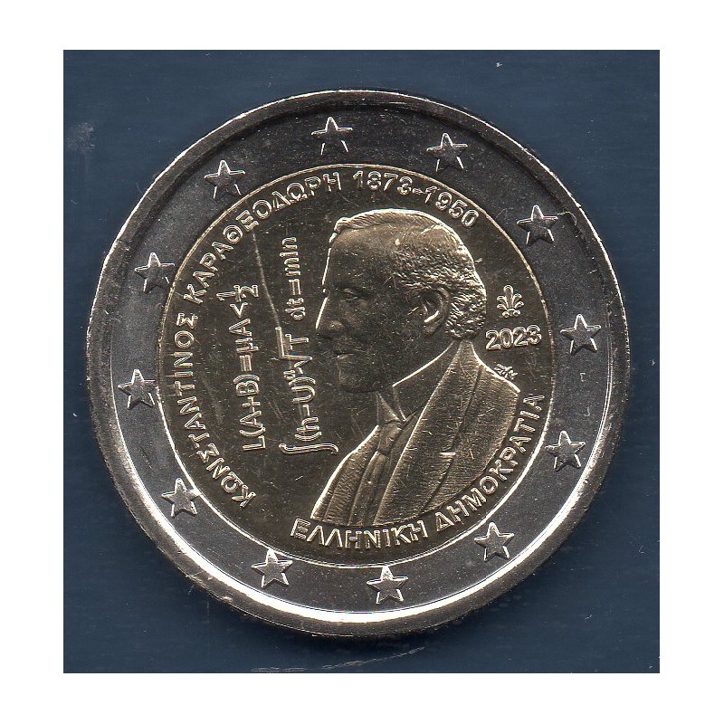 2 euro commémorative Grèce 2023 Constantin Carathéodory piece de monnaie €
