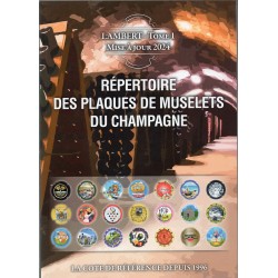 Lambert 2024 Répertoire Argus de cotation des muselets de champagne Tome 1