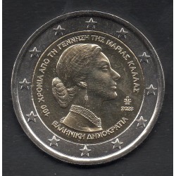 2 euro commémorative Grèce 2023 Maria Callas piece de monnaie €