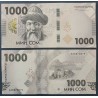 Kirghizistan Pick N°39 Billet de banque de 1000 som 2023