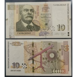 Bulgarie Pick N°117c, Billet de banque de 10 Leva 1999