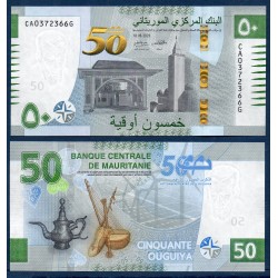 Mauritanie Pick N°28, Billet de banque de 50 Ouguiya 2023
