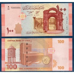 Syrie Pick N°113b, Billet de banque de 100 Pounds 2019