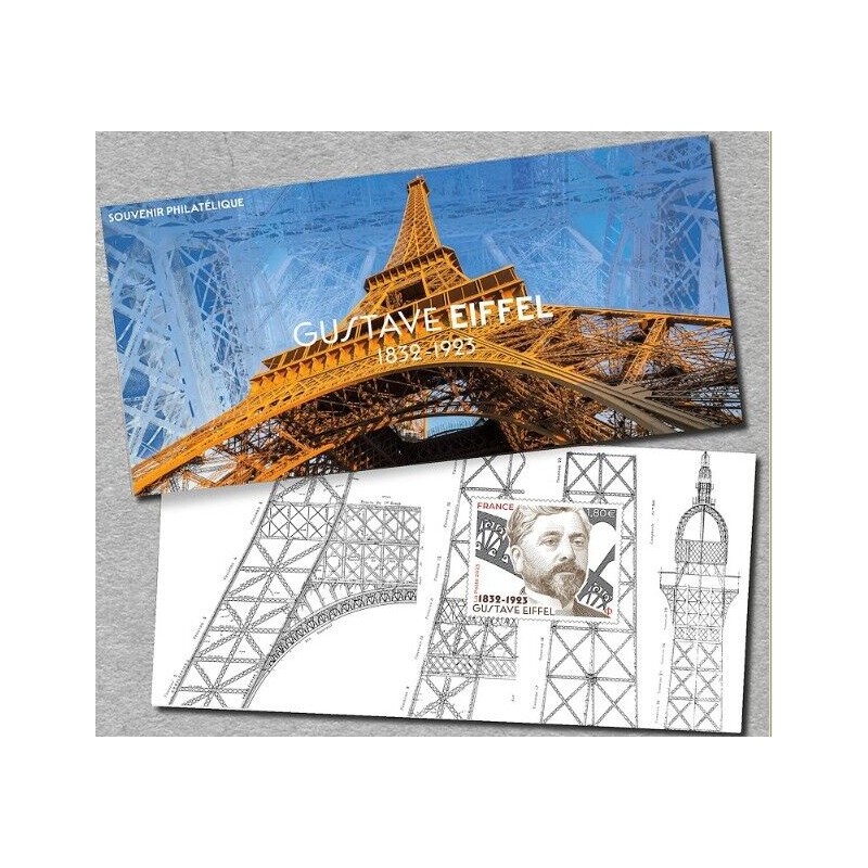 Bloc Souvenir 202 Gustave Eiffel neuf luxe **