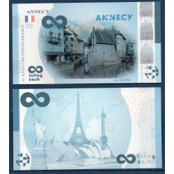 Billet souvenir Annecy infinity cash touristique