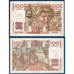 100 Francs Jeune Paysan TTB 1.4.1954 Billet de la banque de France