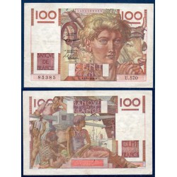 100 Francs Jeune Paysan TTB 3.12.1953 Billet de la banque de France