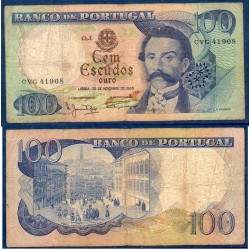 Portugal Pick N°169a, B Billet de banque de 100 Escudos 1965