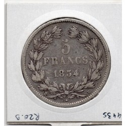 5 francs Louis Philippe 1834 K Bordeaux TB, France pièce de monnaie