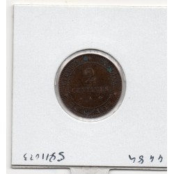 2 centimes Cérès 1878 A Paris TTB+, France pièce de monnaie