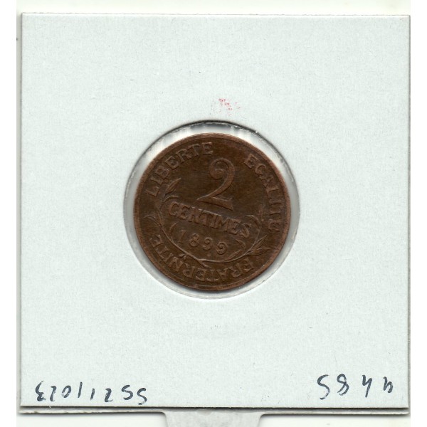 2 centimes Dupuis 1899 Sup-, France pièce de monnaie
