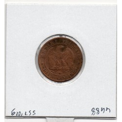 2 centimes Napoléon III tête nue 1855 MA ancre Marseille B, France pièce de monnaie