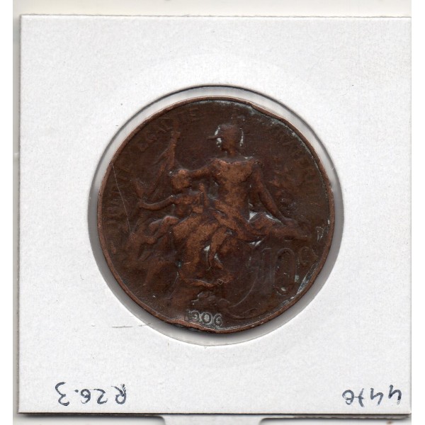 10 centimes Dupuis 1906 TB, France pièce de monnaie