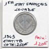 1 franc Francisque Bazor 1943 Lourde TB, France pièce de monnaie
