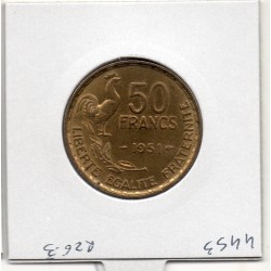 50 francs Coq Guiraud 1951 Sup+, France pièce de monnaie