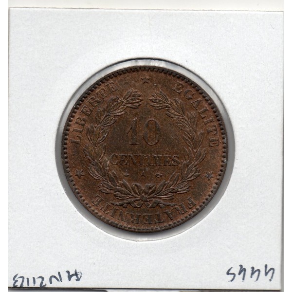 10 centimes Cérès 1876 A Paris Sup+, France pièce de monnaie
