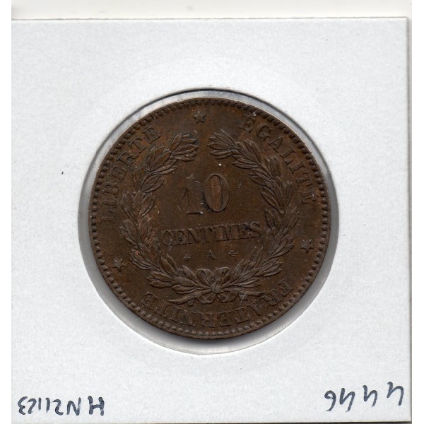 10 centimes Cérès 1875 A Paris Sup, France pièce de monnaie