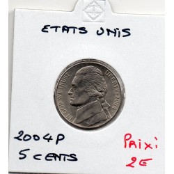 Etats Unis 5 cents 2004 P Sup+, KM 361 pièce de monnaie