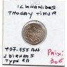 Ilkhanides Thogay Timur 2 Dirhams Type RA 737-755 AH TTB pièce de monnaie