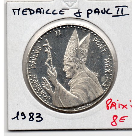 Médaille Vatican Jean Paul II, ANNO SANTO 1983 ROMA