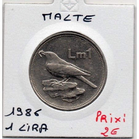 Malte 1 Lira 1986 Sup, KM 82 pièce de monnaie