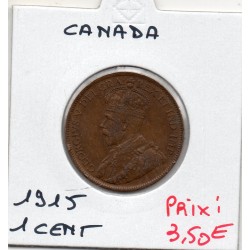 Canada 1 cent 1915 TTB, KM 21 pièce de monnaie