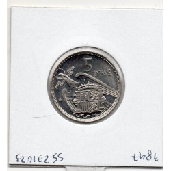 Espagne 5 pesetas 1957 *72 FDC proof, KM 786 pièce de monnaie