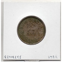 Roumanie 2 lei 1924 TTB Bruxelles, KM 47 pièce de monnaie