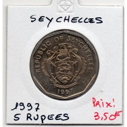 Seychelles 5 rupees 1997 Spl, KM 51.2 pièce de monnaie