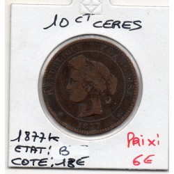 10 centimes Cérès 1877 K...