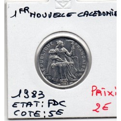 Nouvelle Calédonie 1 Franc 1983 FDC, Lec 46 pièce de monnaie