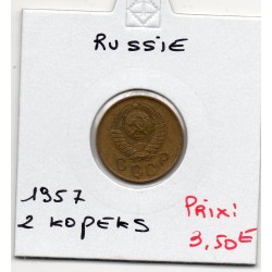 Russie 2 Kopecks 1957 TTB+, KM Y120pièce de monnaie