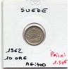 Suède 10 Ore 1962 Sup, KM 823 pièce de monnaie