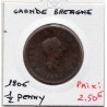 Grande Bretagne 1/2 Penny 1806 TB, KM 662 pièce de monnaie