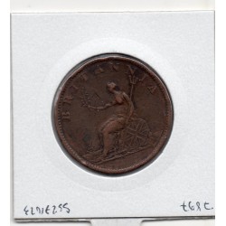 Grande Bretagne 1/2 Penny 1807 TTB, KM 662 pièce de monnaie
