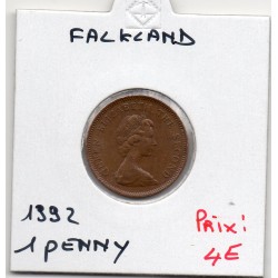 Falkland 1 penny 1992 Sup-, KM 2 pièce de monnaie