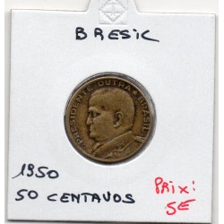 Brésil 50 centavos 1950 TTB-, KM 563 pièce de monnaie