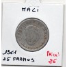 Mali 25 francs maliens 1961 B, KM 4 pièce de monnaie