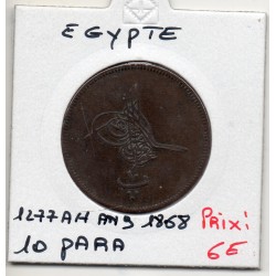 Egypte 10 para 1277 AH an 9...