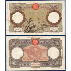 Italie Pick N°55b, TB Billet de banque de 100 Lire 11.6.1942