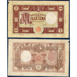 Italie Pick N°72a, B Billet de banque de 1000 Lire 10.8.1943
