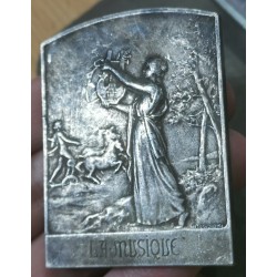 plaquette médaille Concours musical Sauxillanges 1913 Grandhomme
