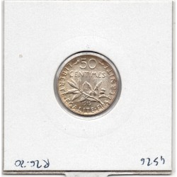 50 centimes Semeuse Argent 1915 Sup+, France pièce de monnaie