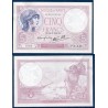 5 Francs Violet Sup 24.8.1939 Billet de la banque de France