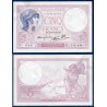 5 Francs Violet Sup 24.8.1939 Billet de la banque de France