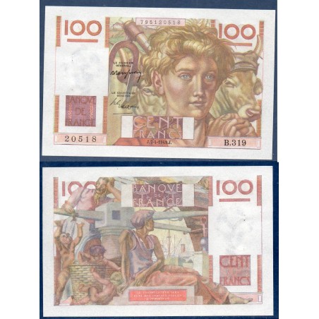 100 Francs Jeune Paysan Spl 7.4.1949 Billet de la banque de France