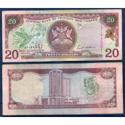 Trinité et Tobago Pick N°44b, TB Billet de banque de 20 Dollars 2002