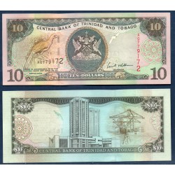 Trinité et Tobago Pick N°43, Spl Billet de banque de 10 Dollars 2002