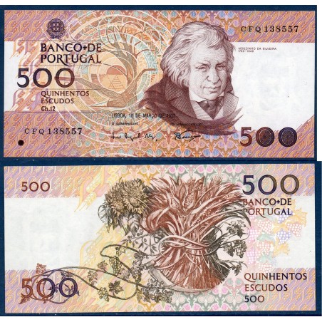 Portugal Pick N°180e, Spl Billet de banque de 500 Escudos 18.3.1993