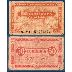 Algérie Pick N°97b, B Billet de banque de 50 centimes 1944
